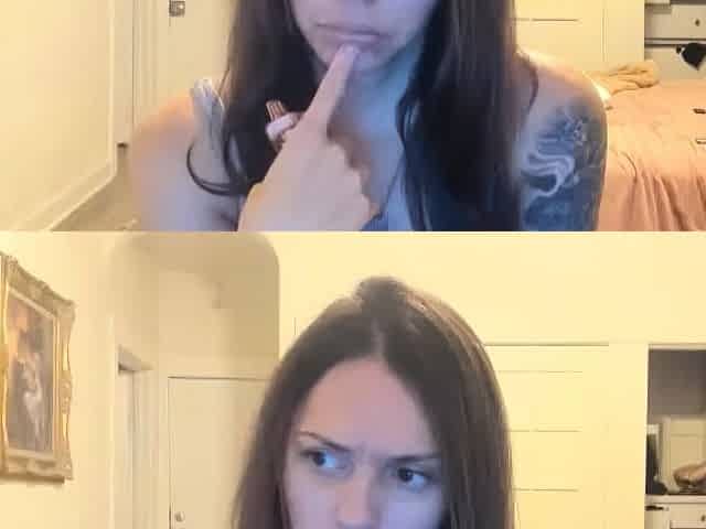 Beauty small tit amateur teen masturbating her shaved pussy