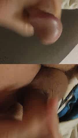 Hunk masturbation spunk flow cum two