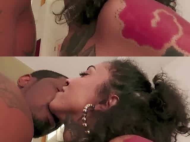 Constricted Ass Screwing By A Large Ebony Ramrod For Honey Ravyn Alexa's