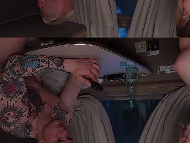 Unexpected Teen 18+ Sex On The Train. Wet T-shirt