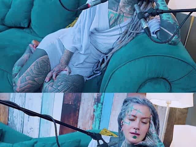 Tattoo Model Anuskatzz talks about Love - ASMR Youtube channel: ASMRkatz SFW