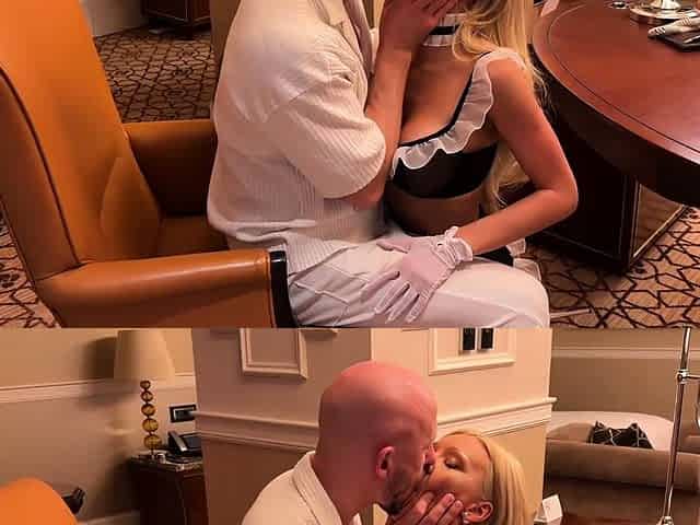 I Paid Busty Blonde Maid To Deepthroat And Get Fucked Hard