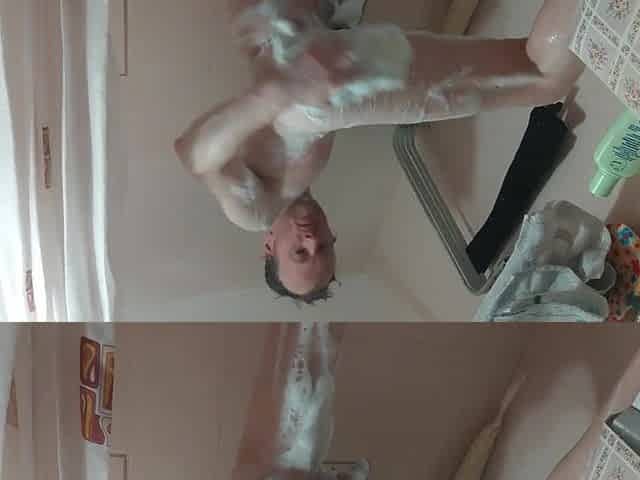 LanaTuls - Anal Bitch and Wench - Fast and Hard AssFucking ManCunt Cunt With Bottle of Shampoo in BathTube.