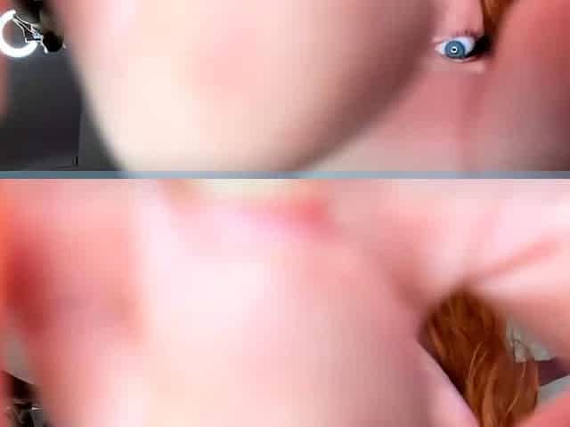 Busty Amateur Redhead Emo Babe Fucking POV