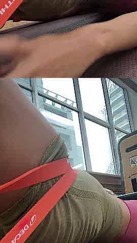Gym butt pumped from squats