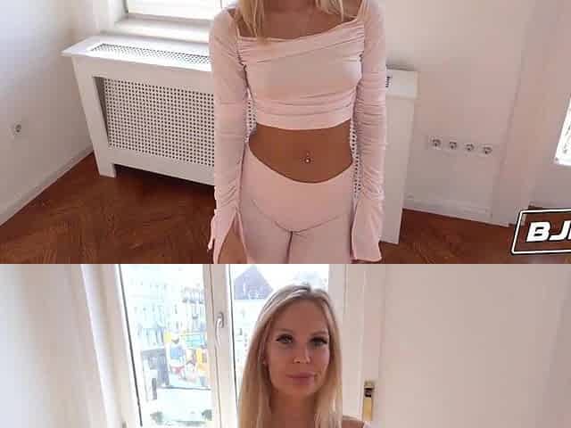 BJRAW Golden-haired bombshell Candee Licious wishes a facial