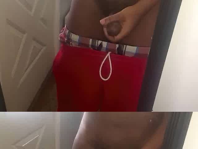 Jacking Off my BBC in the Mirror