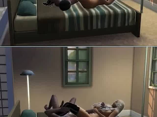 Blonde Bitch With Big Tits fucked and impregnated In The Sims 4