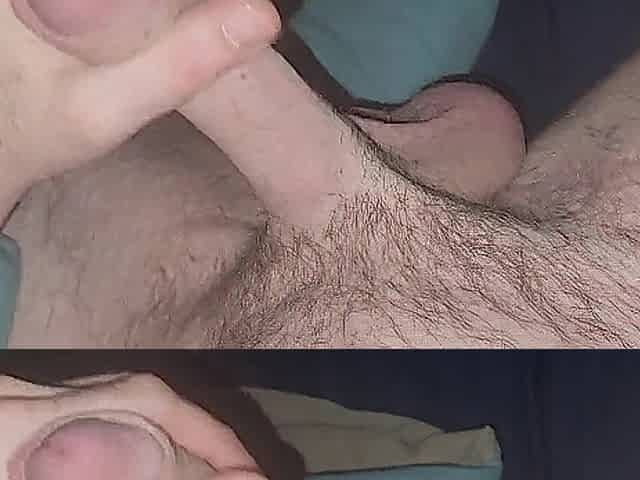 Quick jerk n lots of cum