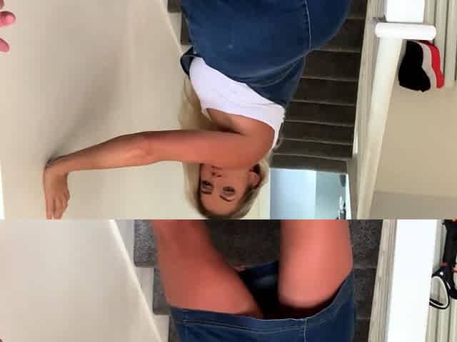 Tight blonde ass toyed and fucked to the max