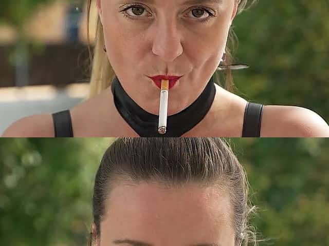 Denice Klarskov and Texas Patti Smokin' with style
