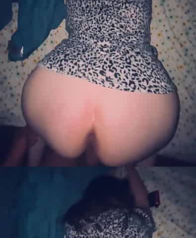 Stuffed ebony nut in white cunt !! Fantastic