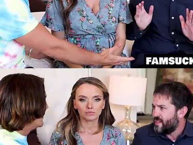 Stepdad Watches as Axel Bangs His Wife Pristine and Tries to Impregnate Her - Famsuck