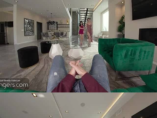 VR Bangers Aria Valencia & Girl Windell Hawt Teen 3some PT2 HD Porn