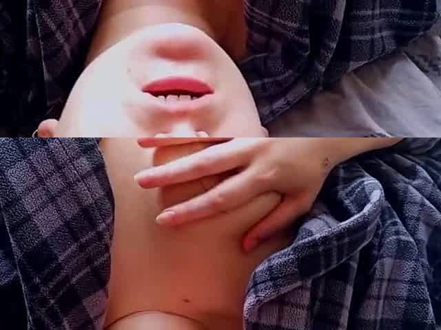 Russian Teen's Pussy Eating Webcam Show
