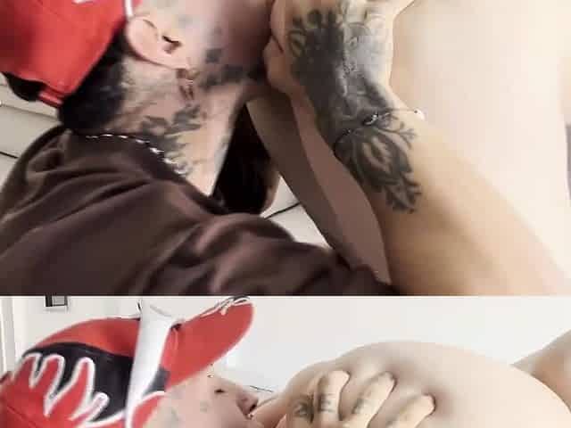 Mind-blowing anal fucky-fucky with tatted horny amateurs -