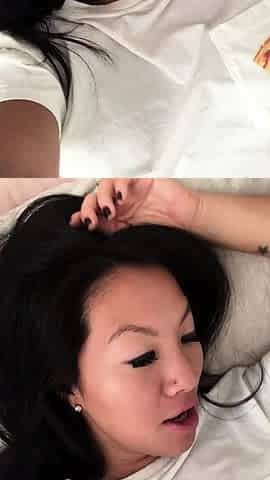 Sexy hottie Anetta Keys enjoys a solo toy masturbation
