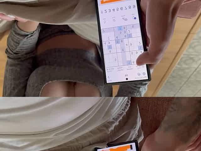 "WHO WINS?" My Girlfriend Challenges Me to Finish a SUDOKU While Masturbating!