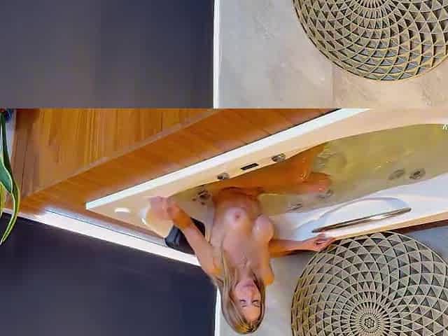 My stepson burst into my room and banged me in the bathtub, filling my throat with cum