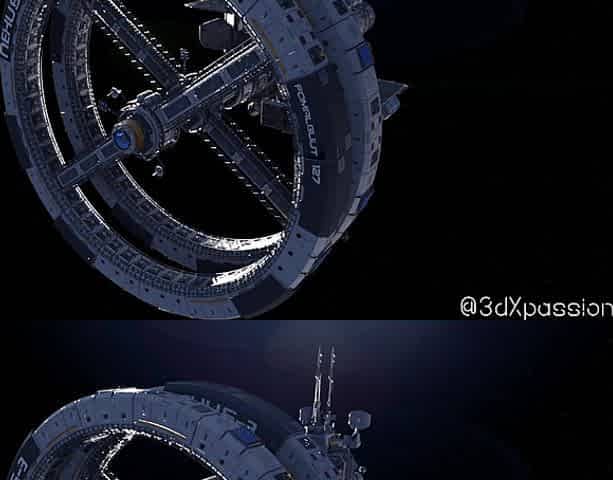 Nexus-3: In my orbit. Sexy busty blonde has best sex in a space station