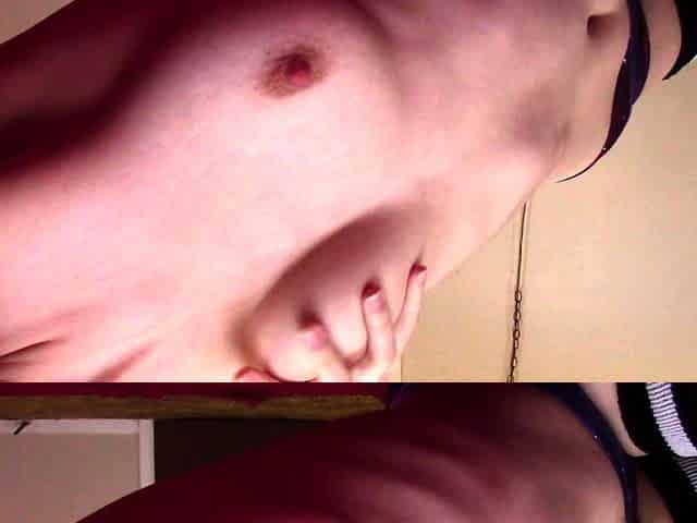Cute blonde amateur webcam teen masturbating
