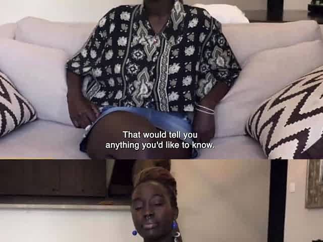 MARRIED EBONY said she was just being friendly
