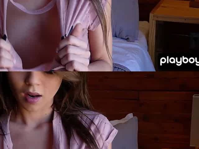Naked teen Drew shaking her bubble butt