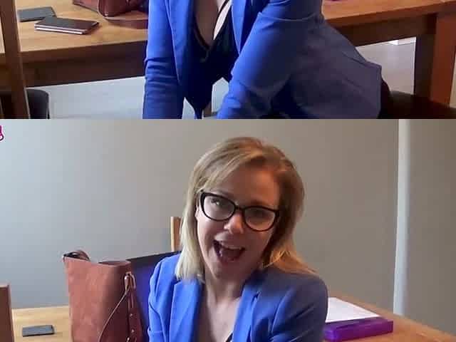 Office Slut Seduces Her Boss for a Raise - Shameless Cock Tease