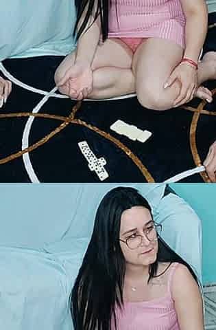 My Wife's Friend's Panties Show During the Game and It Gets Me Hard