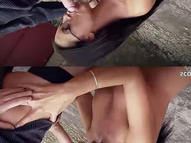 Glasses Big Boobs at Public Fuck