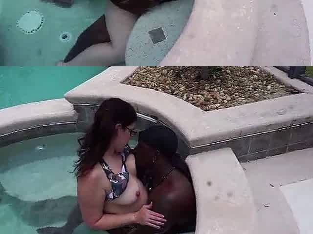 Lascivious White Wife Has No Problem Banging the Pool Man, as Lengthy as This chab's Ebony BBC