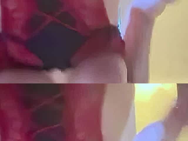 MILF fucks tinder guy while cuck is upstairs