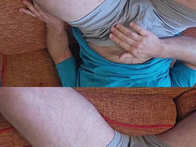 masturbates in a hotel during a business trip. Fuck, I like this so much