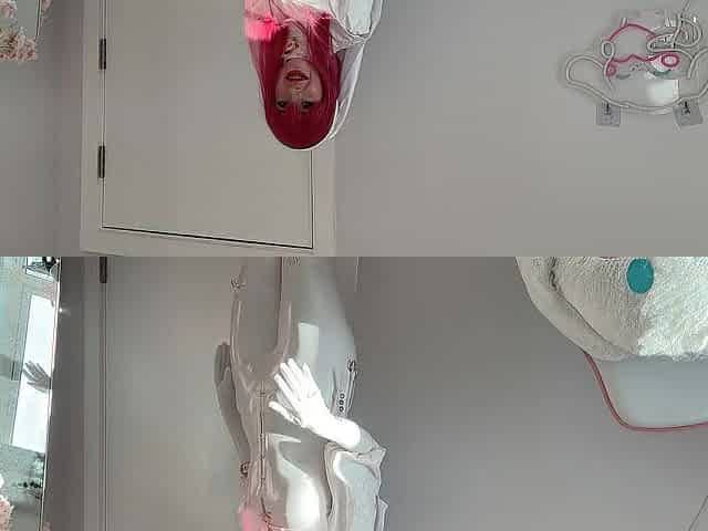 WHITE LATEX MAKIMA NUN Cosplay