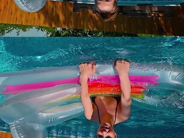 Homemade Blowjob In Outdoor Pool
