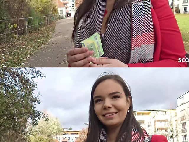 GERMAN SCOUT - BIG NATURAL HANGING TITS SOFIE TALK TO PUSSY GRINDING AT PICKUP CASTING