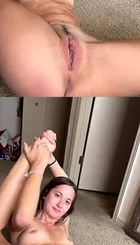 teen brunette 95 masturbating on live webcam