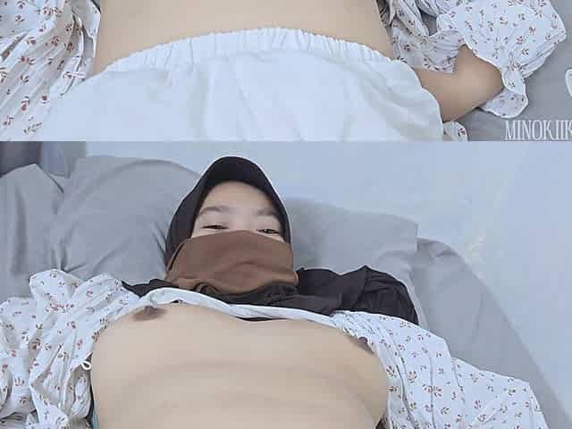 Naughty Hijab Girl Invite Me to Taste Her Pussy - Minokiiko