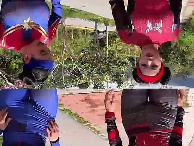 Vehement Spider-Woman vs. Anal Sex Lover with Her Ally's Boyfriend