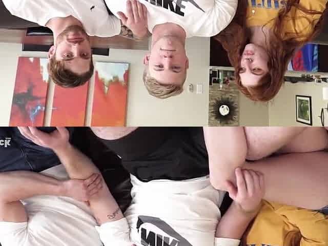 Strong Ginger Slavemaster Tops Football Star And His Angel