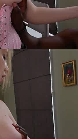 You'll Fuck Me Until I Say Stop! Hot Sexy Blonde Dominates and Fucks Hard with Her Black Bodyguard!