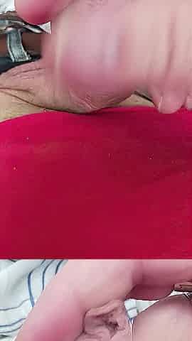 Masturbation to cum