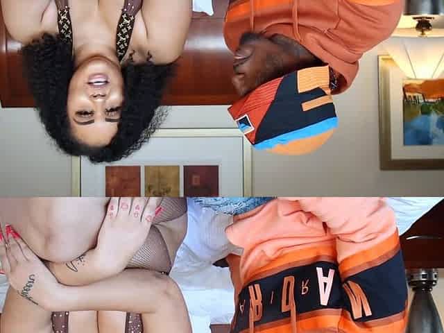 Thick Curvy Ebony Gets A BBC Creampie