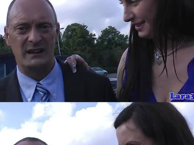 Tall uniformed milf fingerfucked
