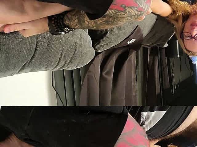 Beautiful Ebony Redhead Foot Fetish