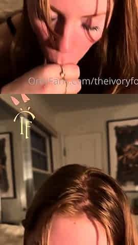 IF Eye Contact Little Dick Blowjob
