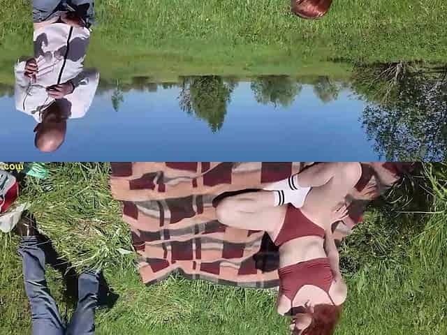 redhead teen anal destroyed in public