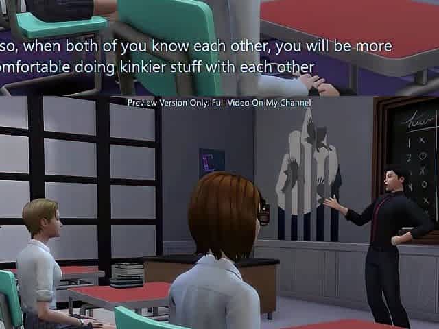 Lustful Girlfriend Gets Drilled For Education - sims 4 - CG animation