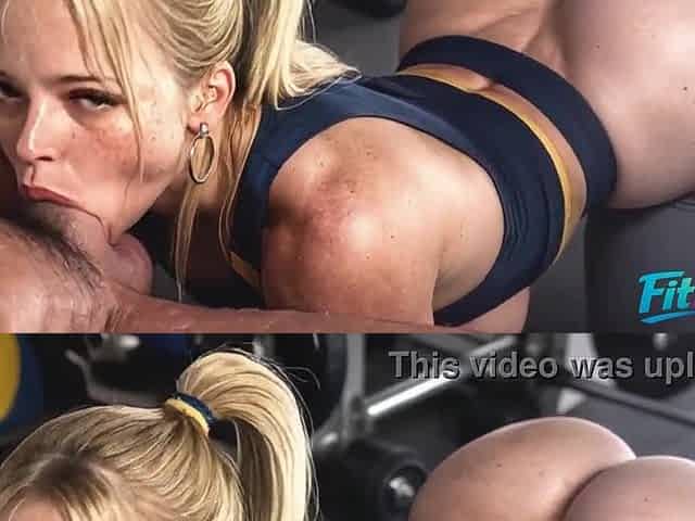 Brawny Fitness Honey Milked Me Dry in the Empty Gym. [AI]