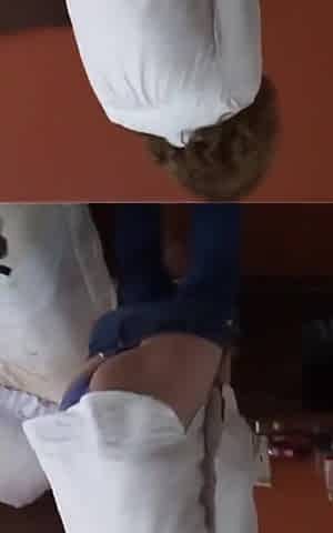 Stepmother Accepts for the First Time to Show Herself so That Stepson Masturbates and Cums
